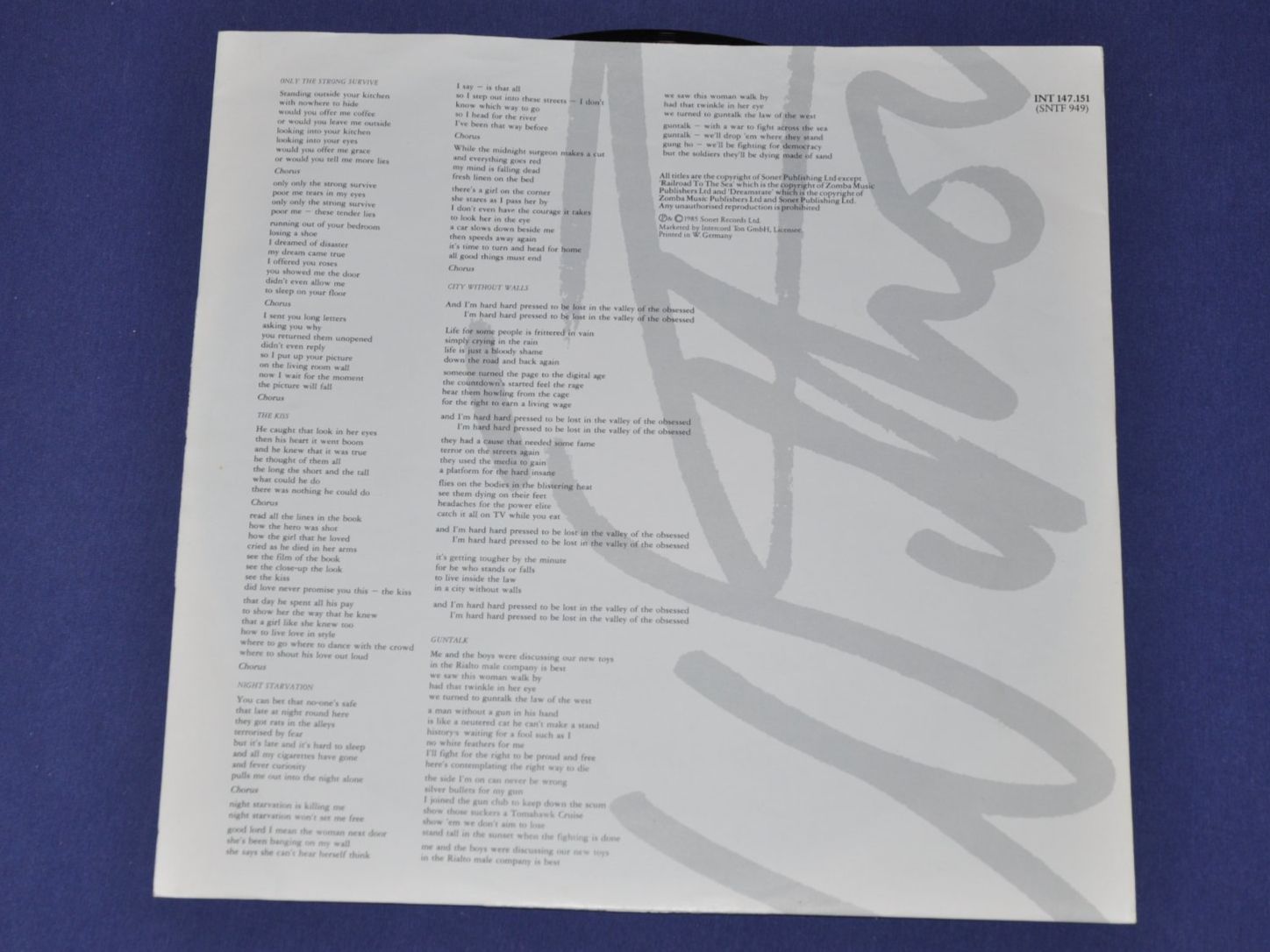 Vinyles: LP Paul Roberts - City Without Walls – D'occasion à Boll par Theodora15 2