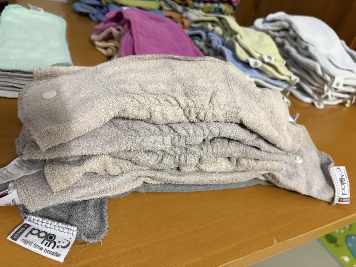 Secchi per pannolini & Pannolini: Grosses Pop-in Stoffwindelpaket – Usato da Oberwil BL venduto da Kat4123 6