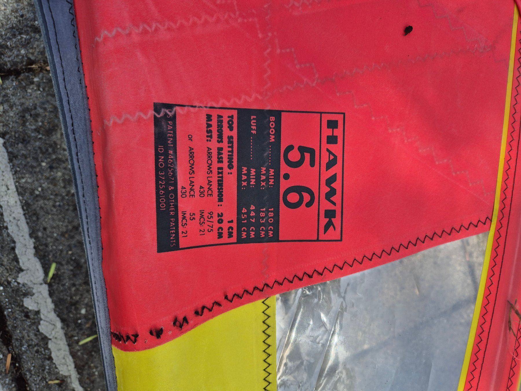 Surfen: Windsurfsegel Arrows 5.6 – Gebraucht aus Uetendorf von Heimberg89 1