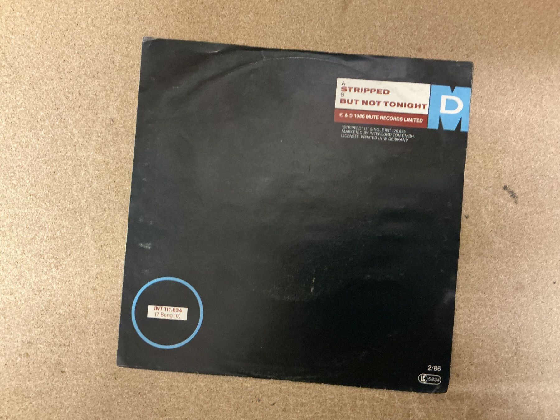 Schallplatten: Depeche Mode Single - Stripped – Gebraucht aus Winterthur von Tumko-Vinyl 1