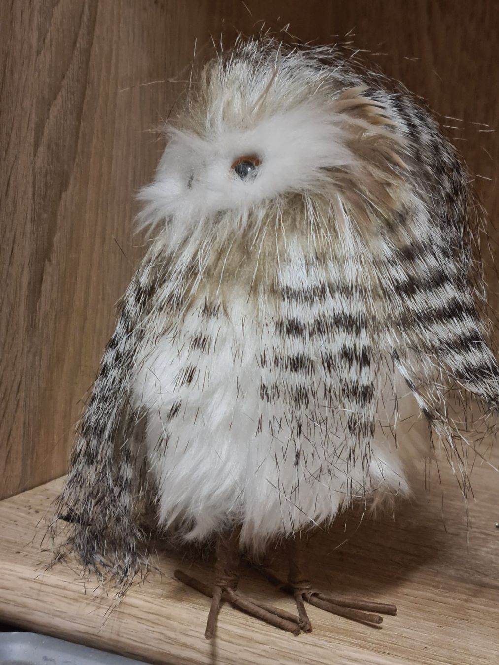 Migros Tutte le decorazioni: Weihnachts Deko Eule fluffy, ca. 16 cmcm – Usato da Amriswil venduto da kleindeko 1