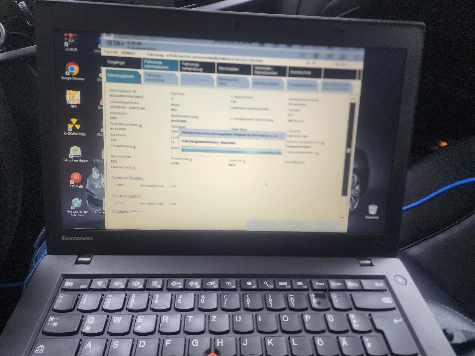 Lenovo Notebook: LenovoThinkpad Diagnosegerät BMW ISTA – Usato da Domat Ems venduto da Ot5110 3