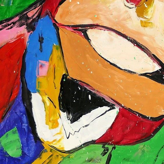 Reproductions et créations: Modern Art - Kuh Elsa – Neuf (Voir description) à Larnaca par KunstDepot24 2