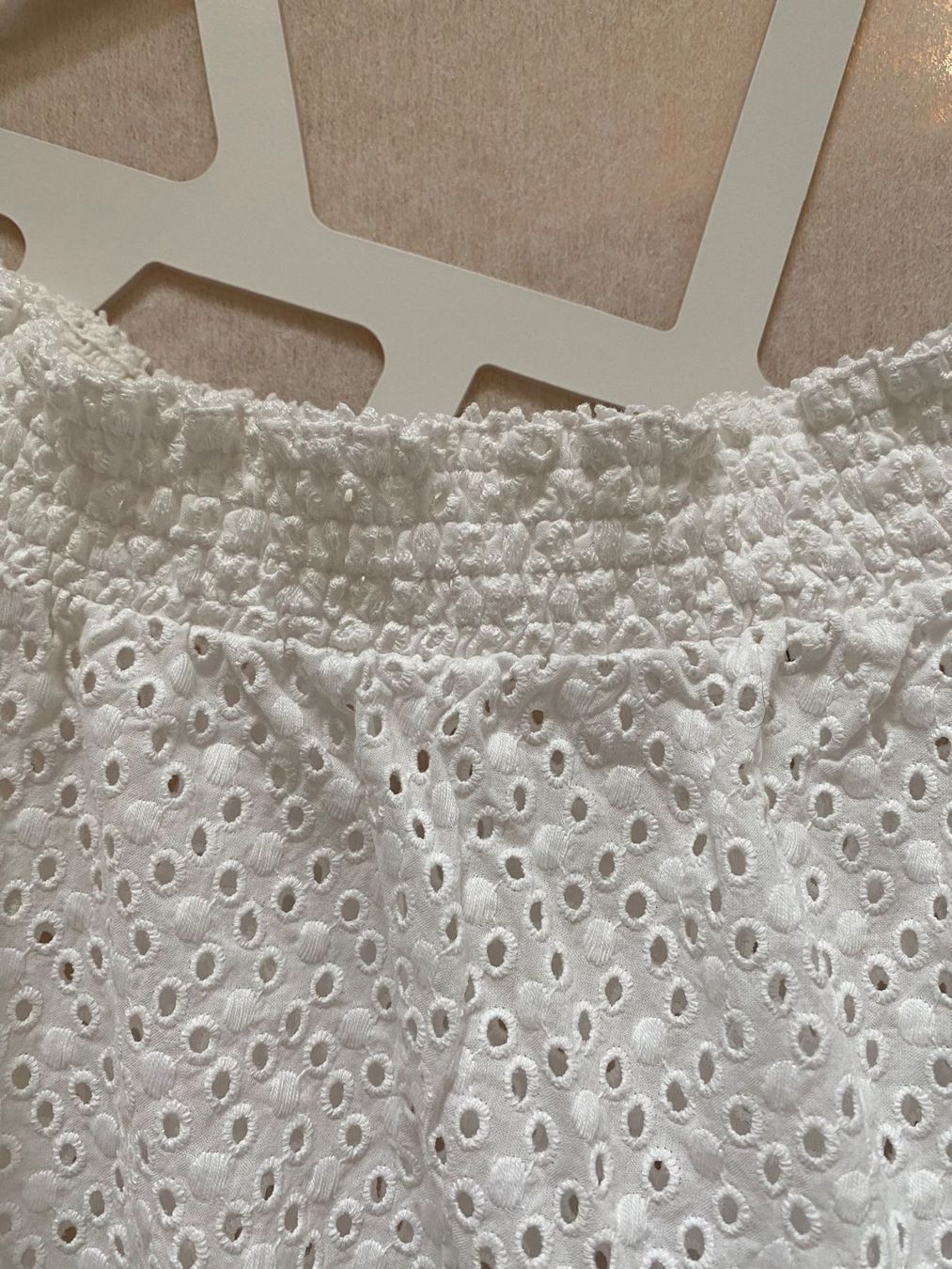 Top: Pretty white summer top – Nuovo (secondo la descrizione) da Grund b. Gstaad venduto da PlageNeigeplus 4
