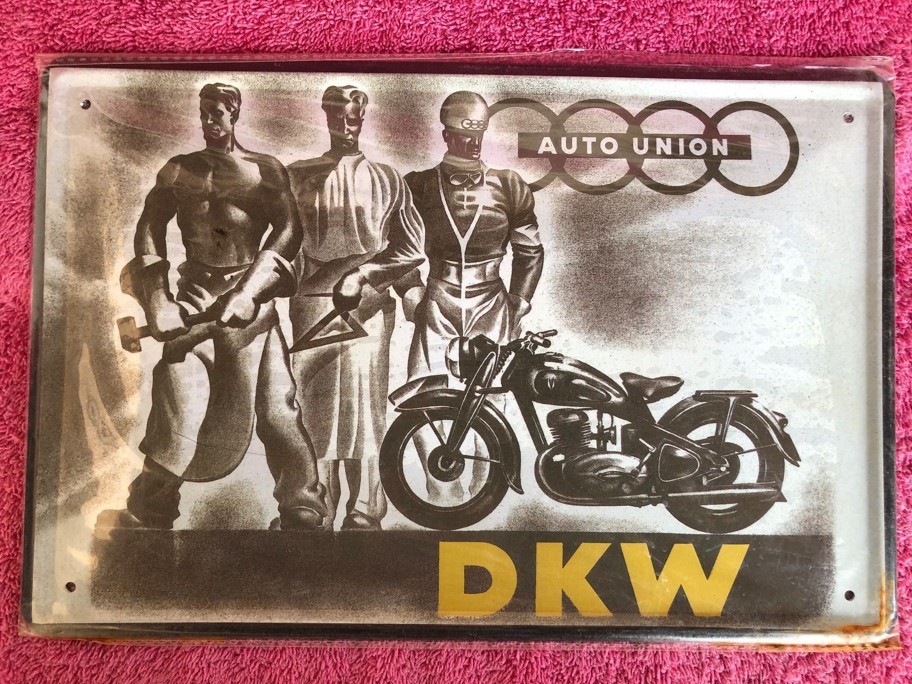 Schilder: Dkw auto Union Motorrad Oldtimer classic – Neu (gemäss Beschreibung) aus Reinach AG von rares75