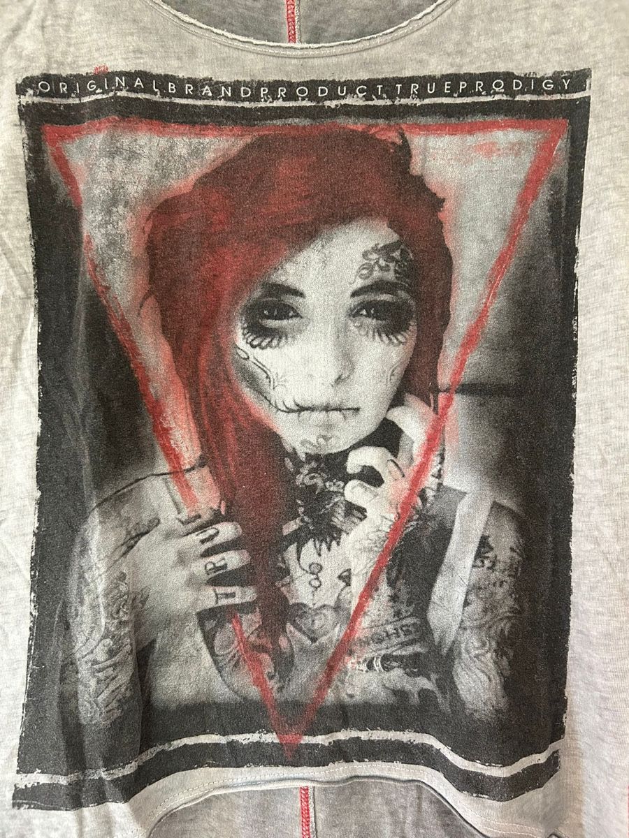 T-shirt: True Prodigy Shirt, Grau mit Print, Grösse M – Usato da Frauenfeld venduto da lin_77m9 2