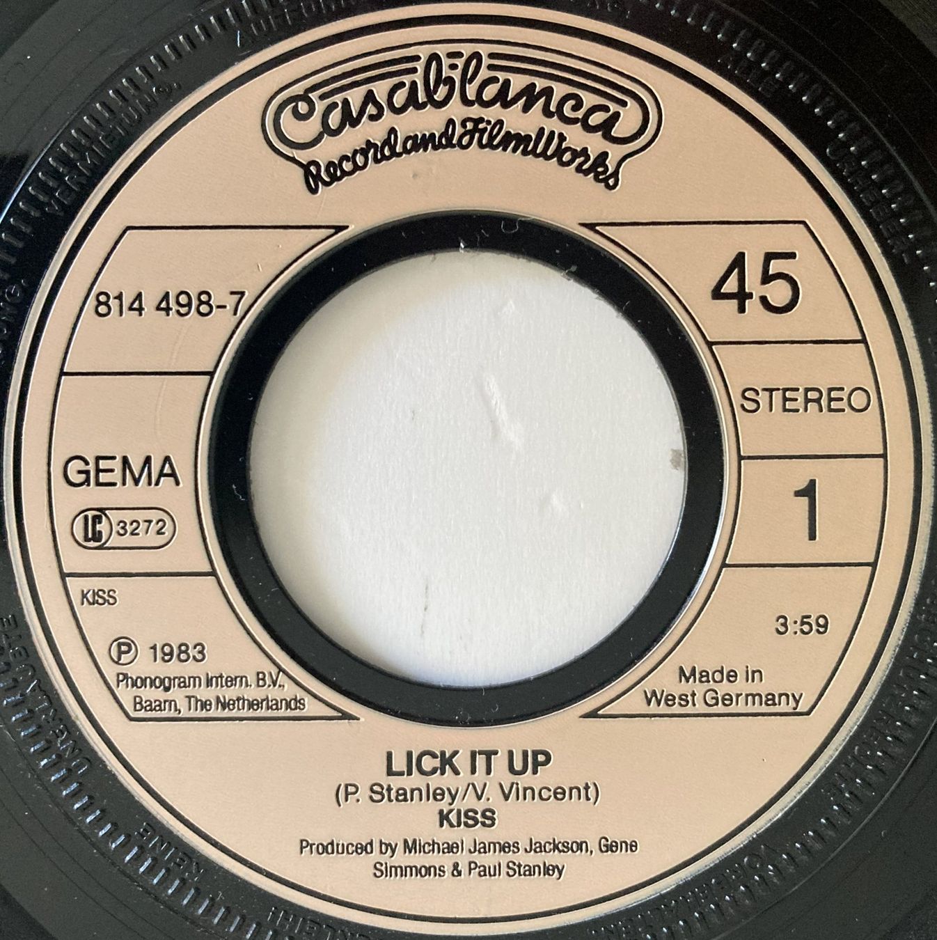 Dischi in vinile: KISS - LICK IT UP – Usato da Bottens venduto da hotter-than-hell 2