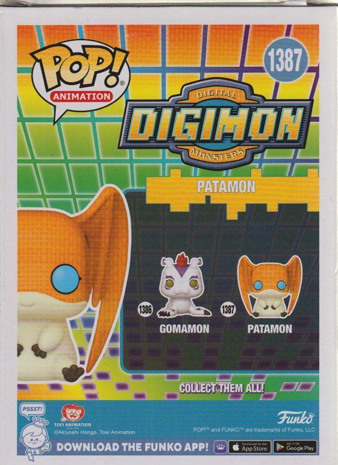 Funko Statuette: FUNKO POP! ANIMATION 1387 PATAMON - DIGIMON – Nuovo e nell'imballaggio originale da Vezia venduto da Aquarius_Age 2