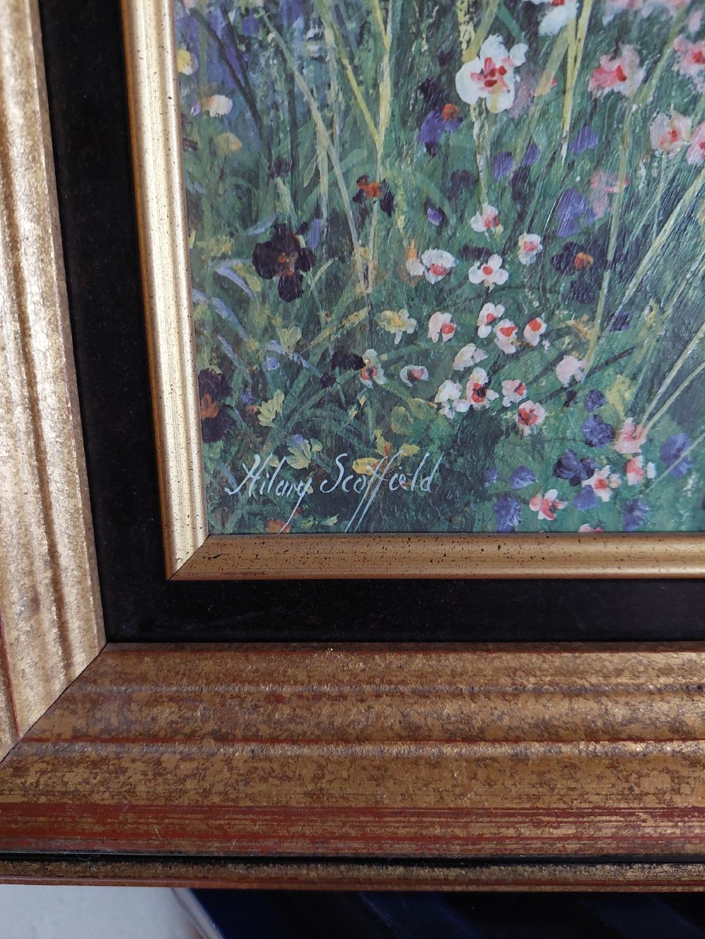 Dipinti: Gerahmtes Gemälde Sommerhaus mit Blumen – Usato da Muttenz venduto da bea_mmf9 2