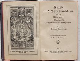 Marianische Jungfrauenkongregation Maria-Rickenbach(1923)