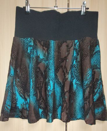 Set: Rock / Jupe mit Loop / Schal Gr. M