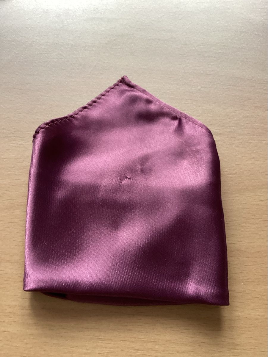 Cravatte: Krawatte kurz mit Einstecktuch, Vintage – Usato da Wassen UR venduto da SABDOM 2