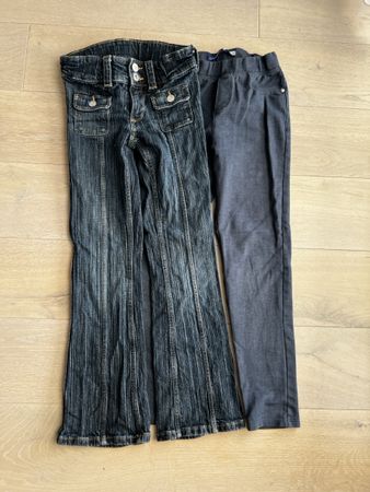 Zwei Hosenpaare für Mädchen Gr.140