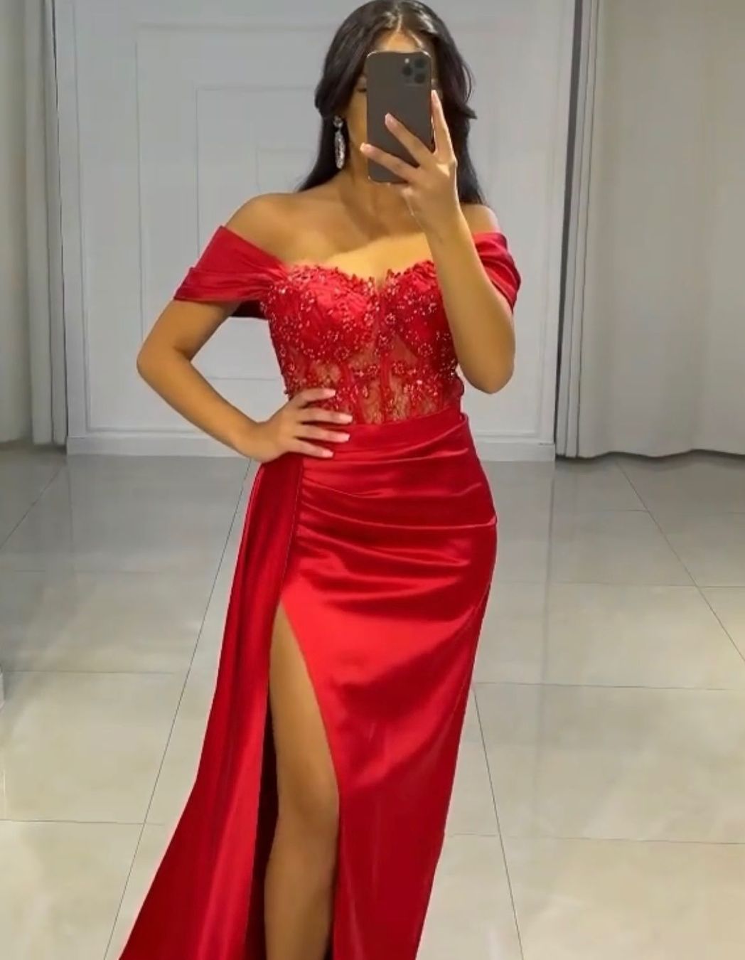Vestiti: Abendkleid Rot Grösse 40 – Usato da Schafisheim venduto da inf_5dtw 1