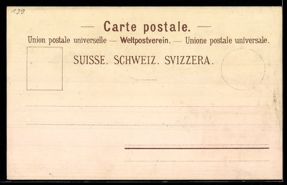 Ansichtskarten: Lithographie Lugano, Ortsansicht – Gebraucht aus Berlin von bartko-reher 1
