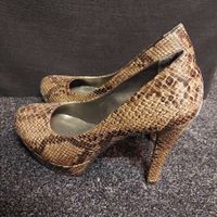 High heels Schlangenmuster Gr. 36