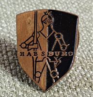 F015 - Revers Knopf Habsurg Ritter