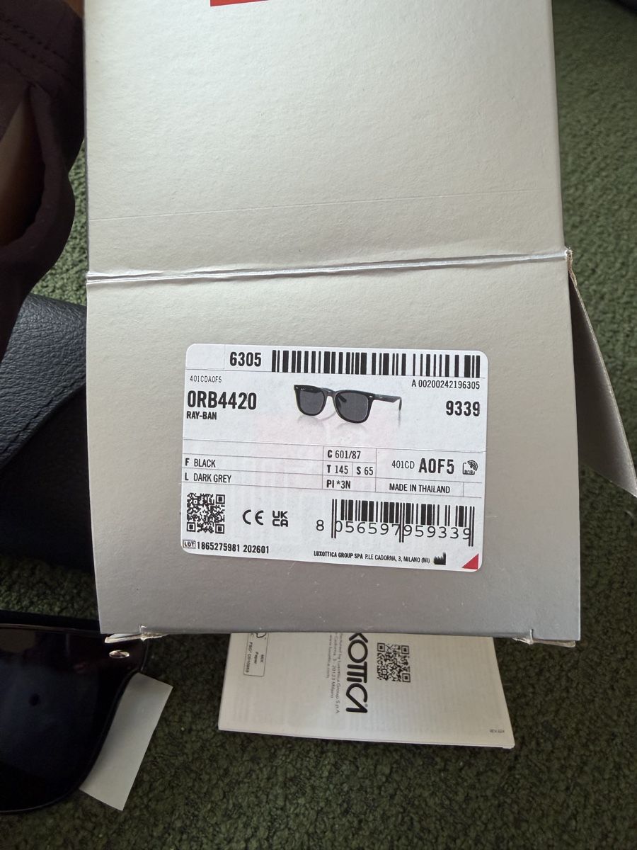 Ray-Ban Occhiali & Lenti: Rayan Wayfarer ORB4420 Neu  – Nuovo e nell'imballaggio originale da Zürich venduto da viv_y579 2