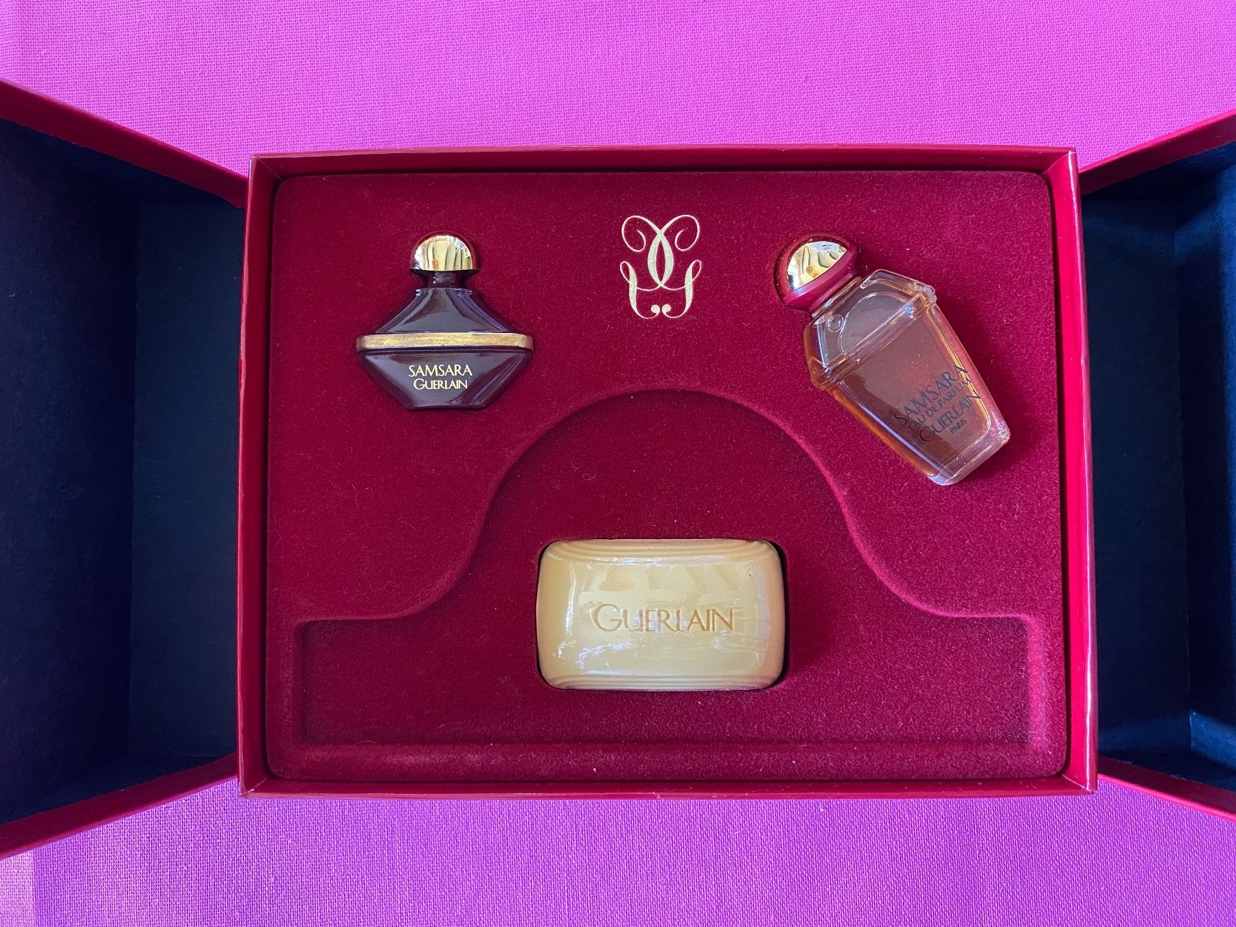 Guerlain Parfum & Eau de Toilette: Coffret miniatures Samsara Guerlain – Neu und originalverpackt aus Bouveret von wes_7zll
