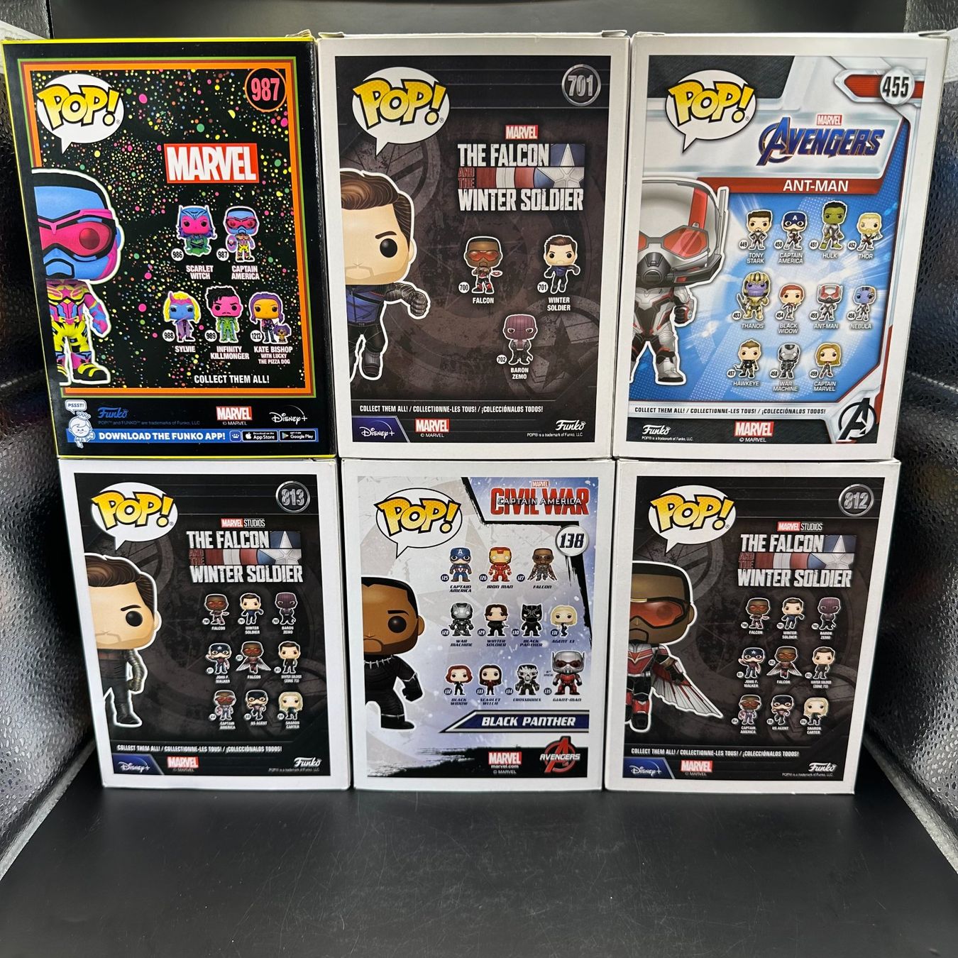 Funko Statuette: Funko Pop Marvel 6Stk Sammlung – Usato da Düdingen venduto da Nerdworld 1