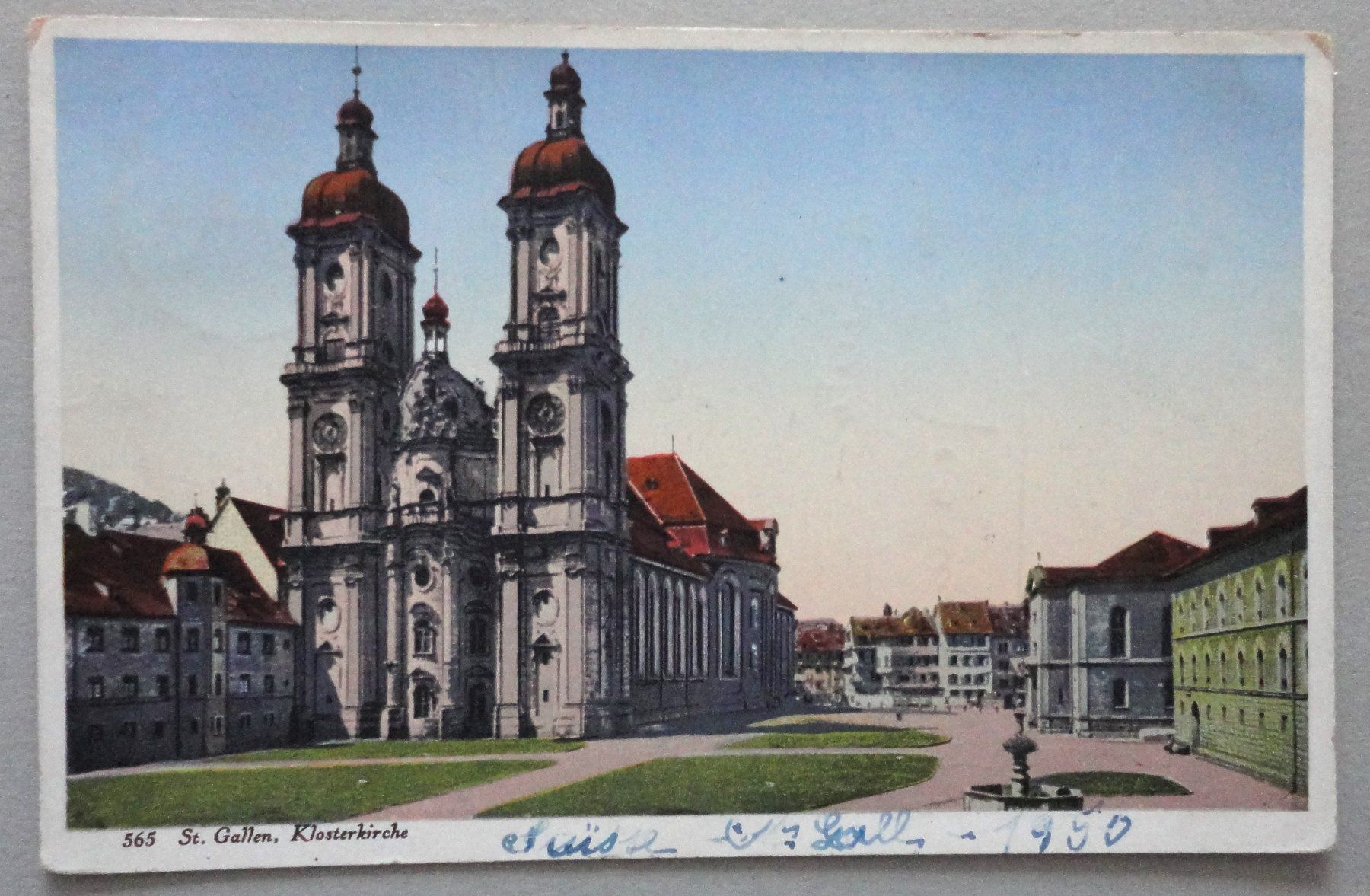 Cartoline postali: St. Gallen - Klosterkirche – Usato da Fétigny venduto da Billy2miny
