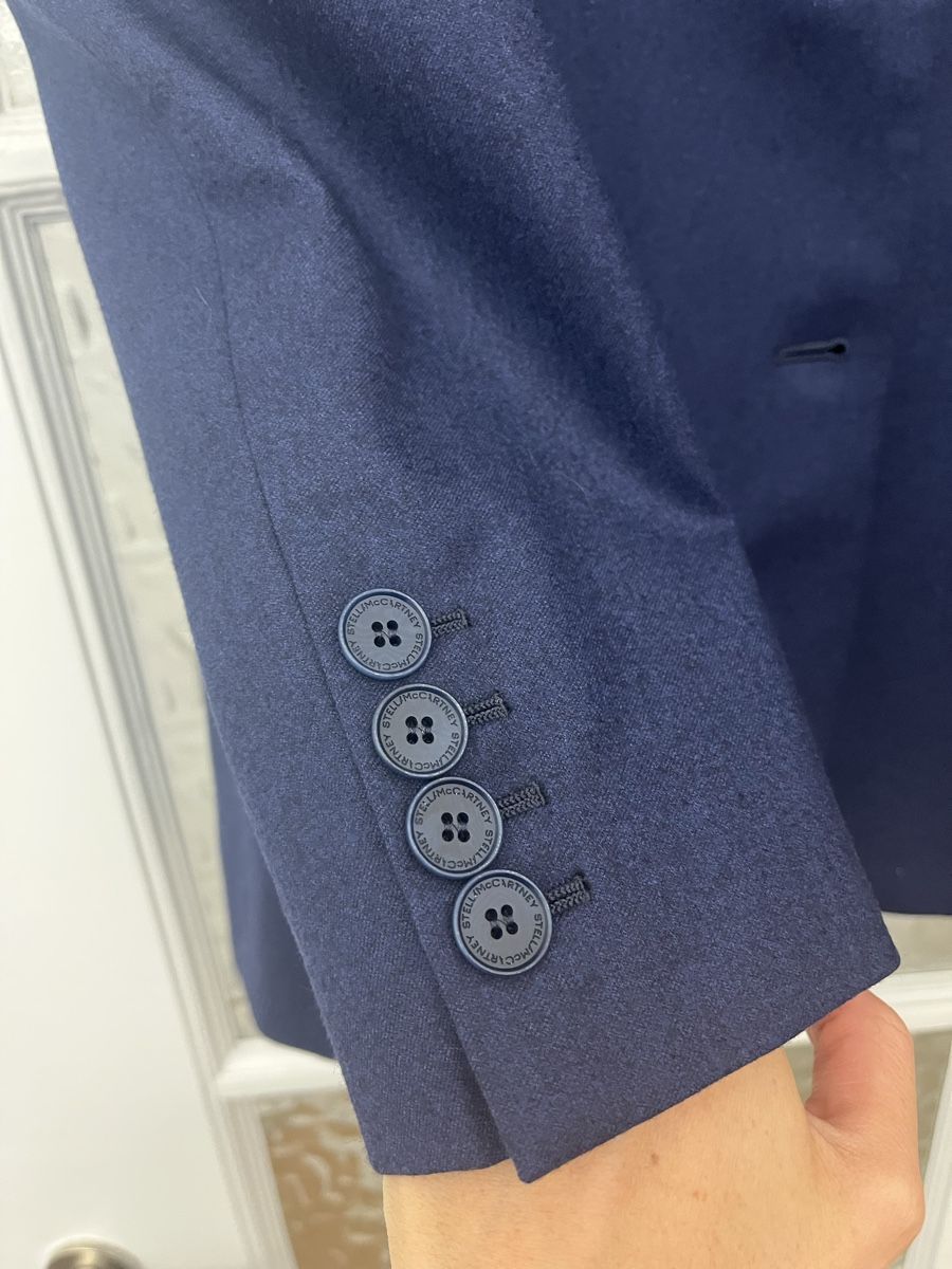 Stella McCartney Giacche: Stella McCartney Blazer in dunkelblau – Nuovo e nell'imballaggio originale da Zürich venduto da bim_qy95 4