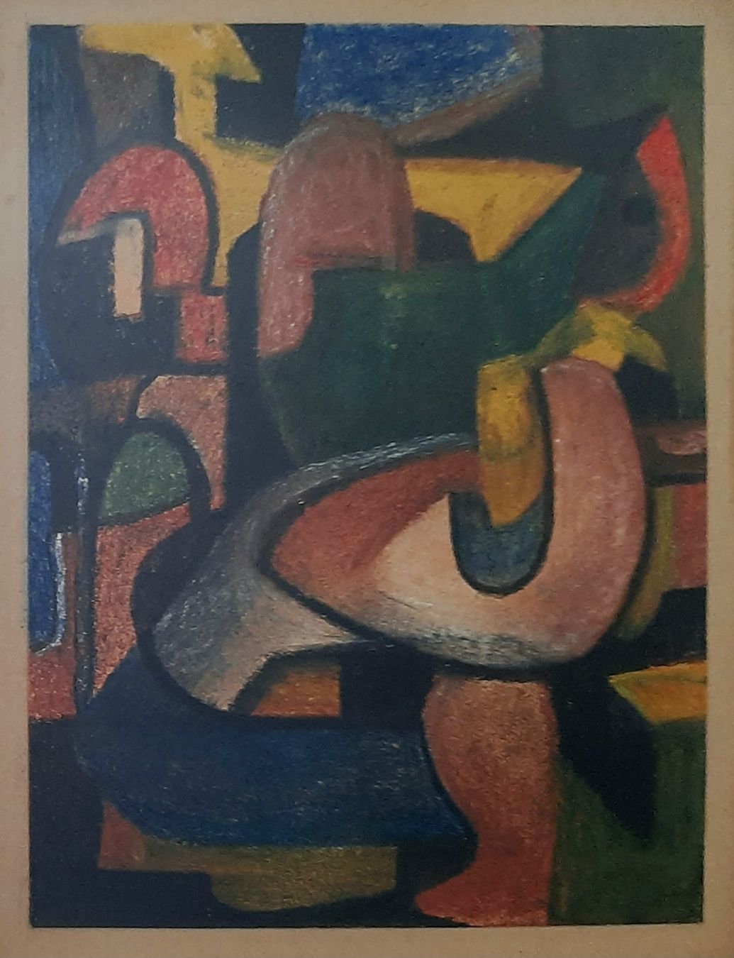 Tableaux: Gemälde 1950 monogrammiert – D'occasion à Arbon par torso444 1