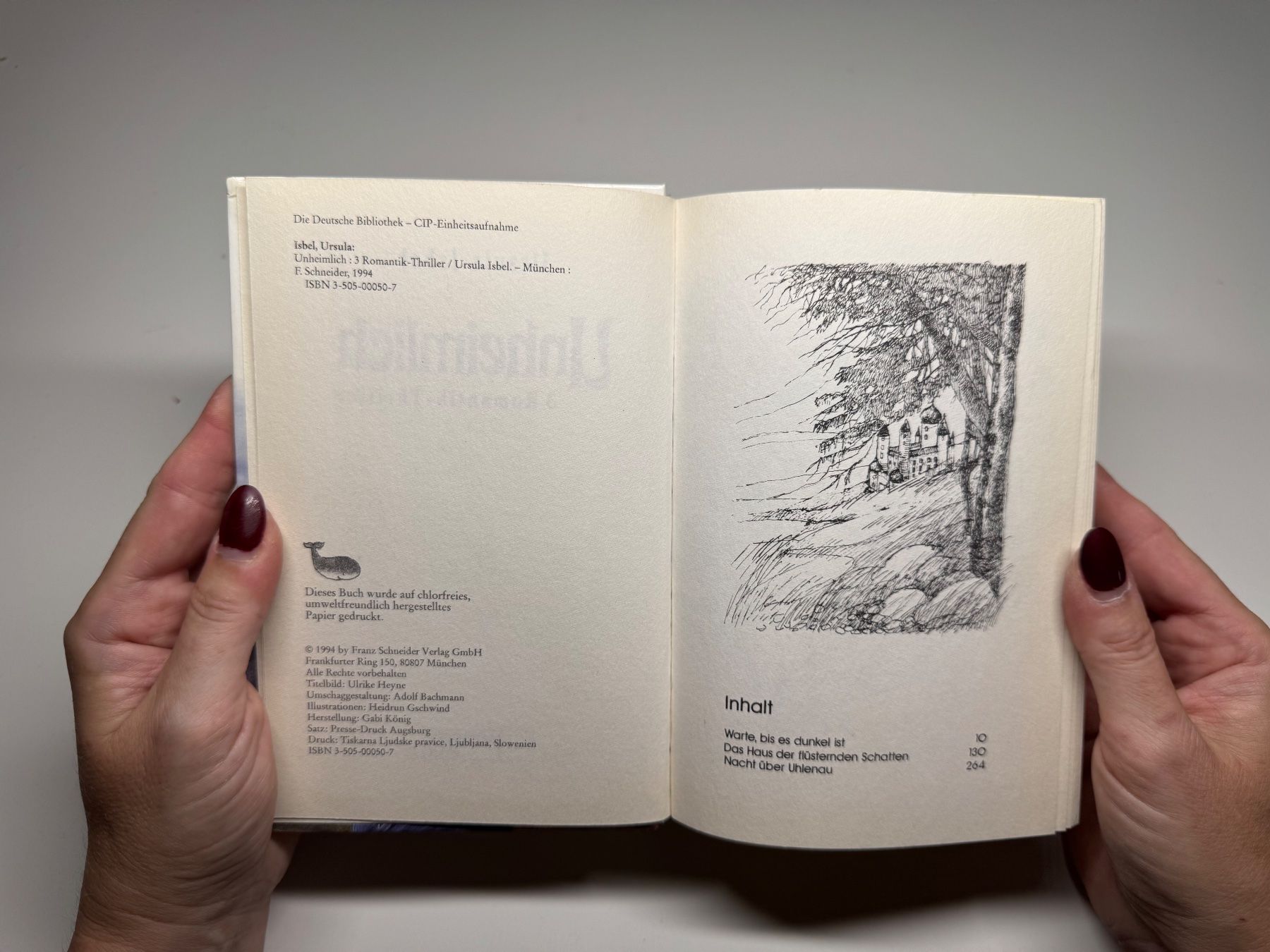 Libri: ROMAN: Ursula Isbel, Unheimlich – Usato da Grosswangen venduto da Deutsche_Romane 2