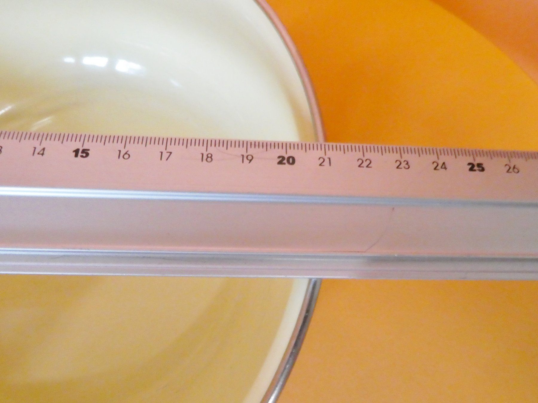 Pentole: Fondue Schale Topf in Rot mit Blumen – Usato da Siebnen venduto da GluckPilz5684 4