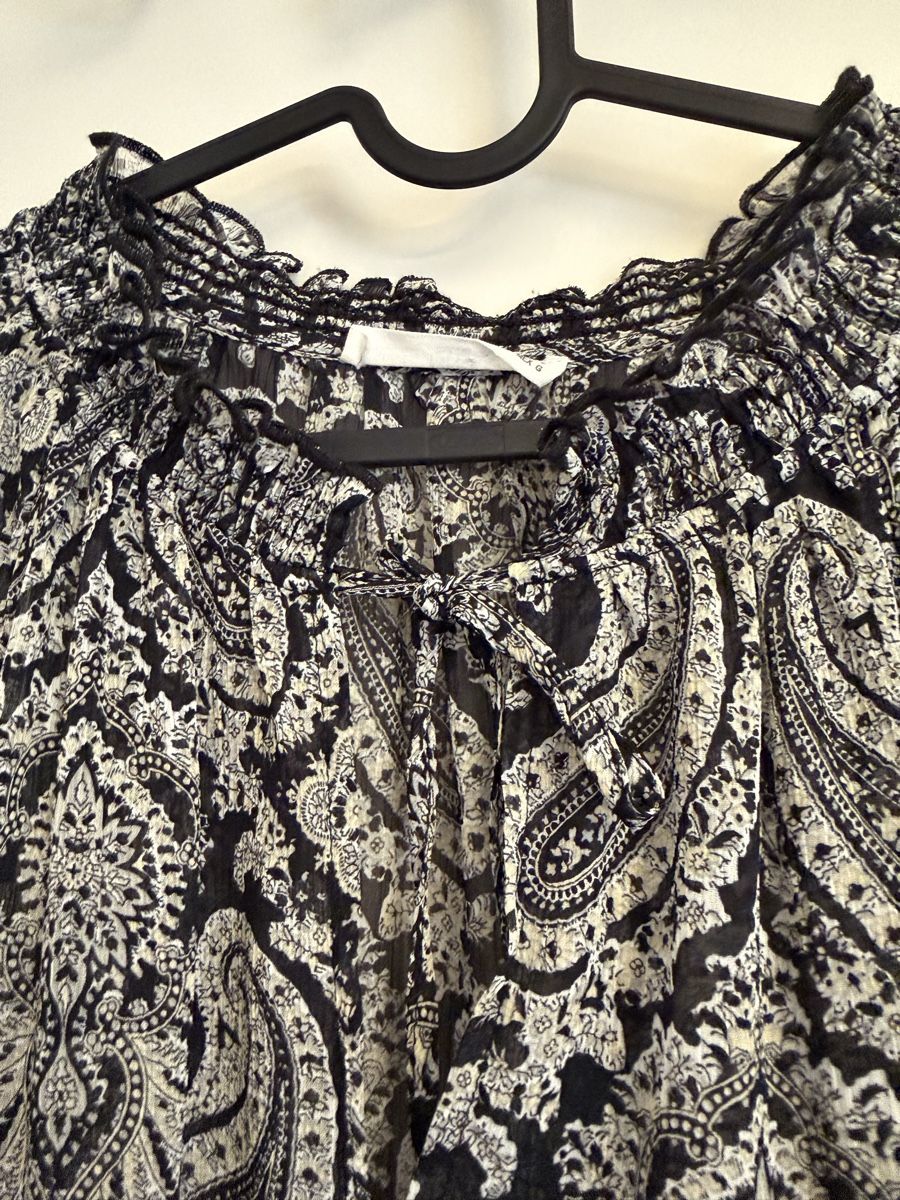 Mango Camicette: MNG Bluse mit Paisleymuster, Gr. L – Usato da Langnau am Albis venduto da Schneeflocke92 2