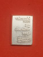 1 Gramm Silberbarren 999/1000 Silber