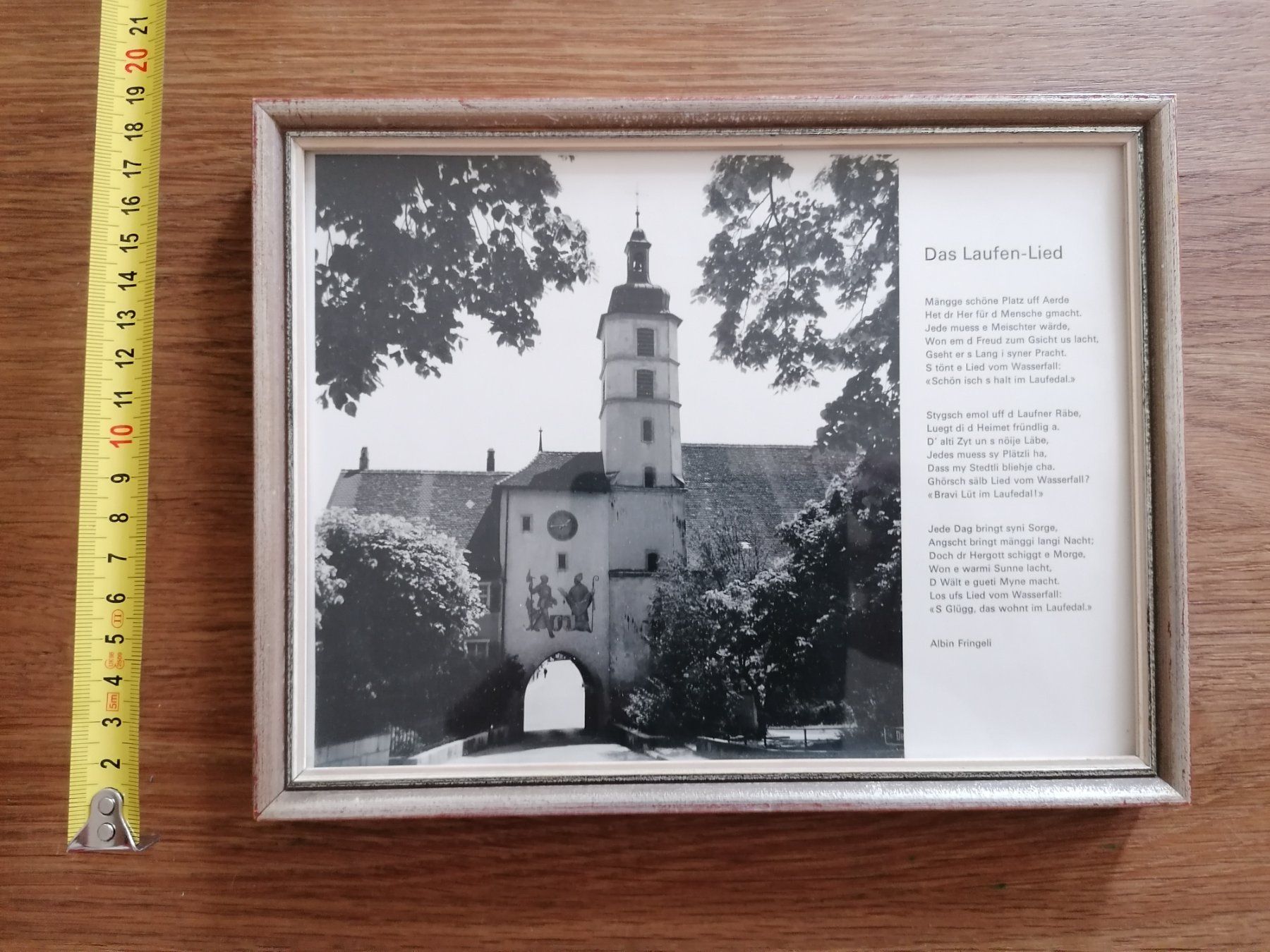 Foto & Immagini: Albin Fringeli "Das Laufen Lied" mit Bilderrahmen – Usato da Schönenbuch venduto da Mentio_SB 1