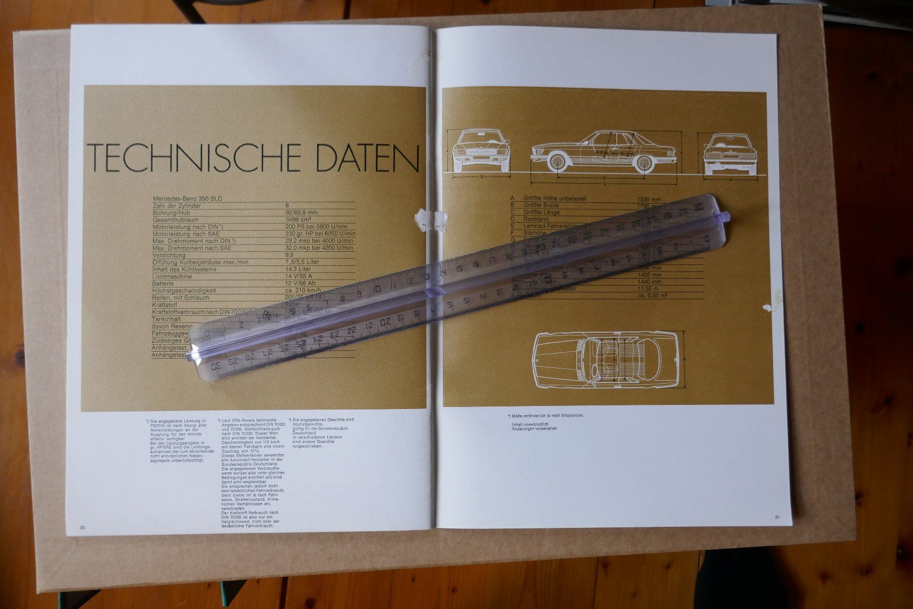 Mercedes-Benz Documents: 350SL C    Originalprospekt – D'occasion à Madiswil par ML911 9
