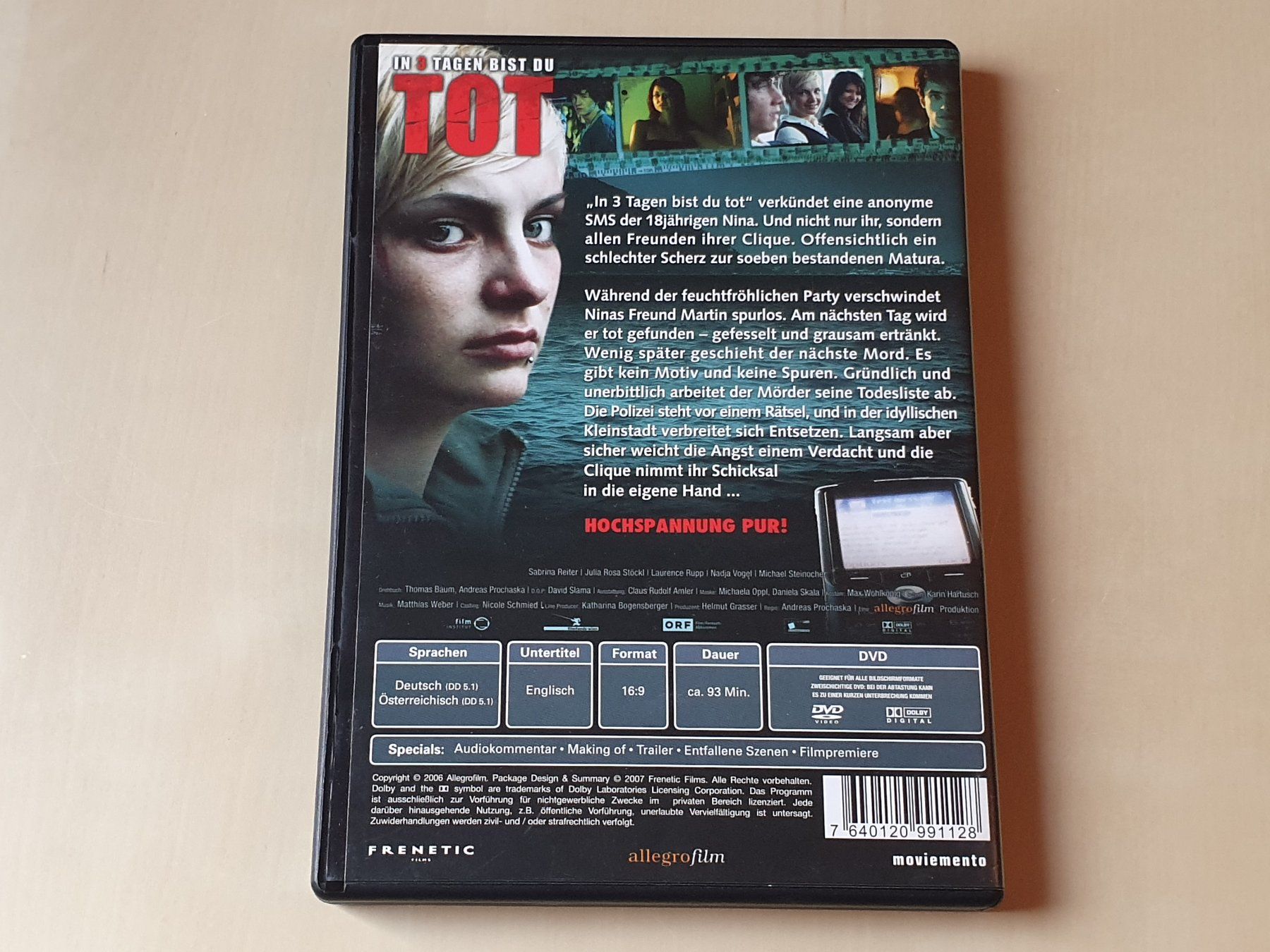 Alle DVDs: In 3 Tagen bist du tot – Gebraucht aus Stansstad von collectorsshop 1