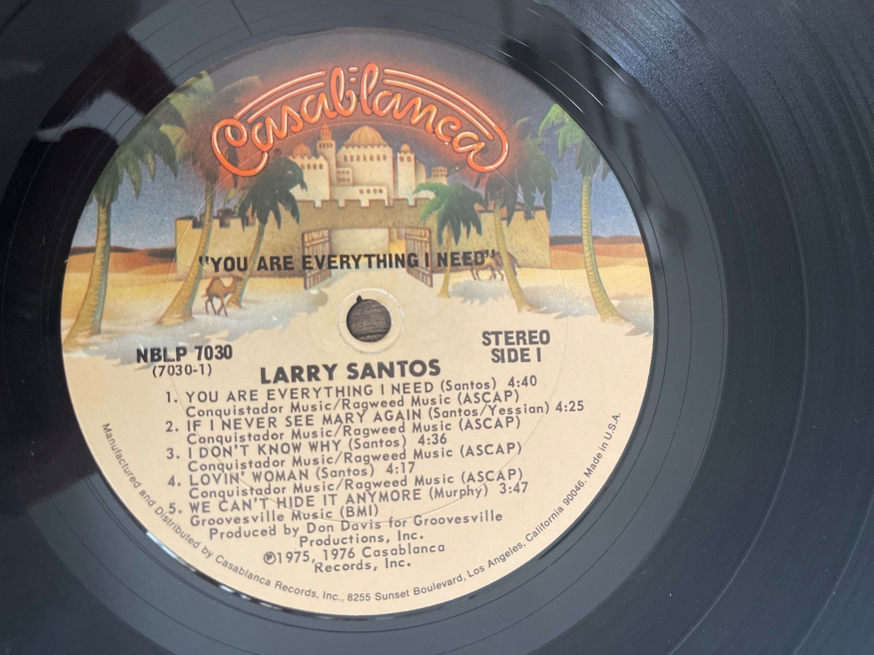 Schallplatten: S1912/Larry Santos  - "You Are Everything I Need" – Gebraucht aus Frutigen von Philippe_jsp 2