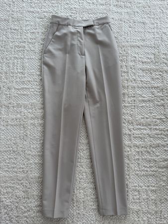 Zara High Waisted Pants, Size XS, Beige