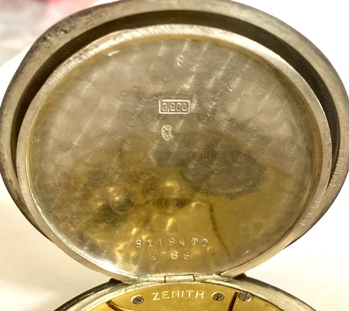 Zenith Orologi: Zénith vintage gousset argent carrure nielée – Usato da Montagny-la-Ville venduto da SecondA6Heuer 3