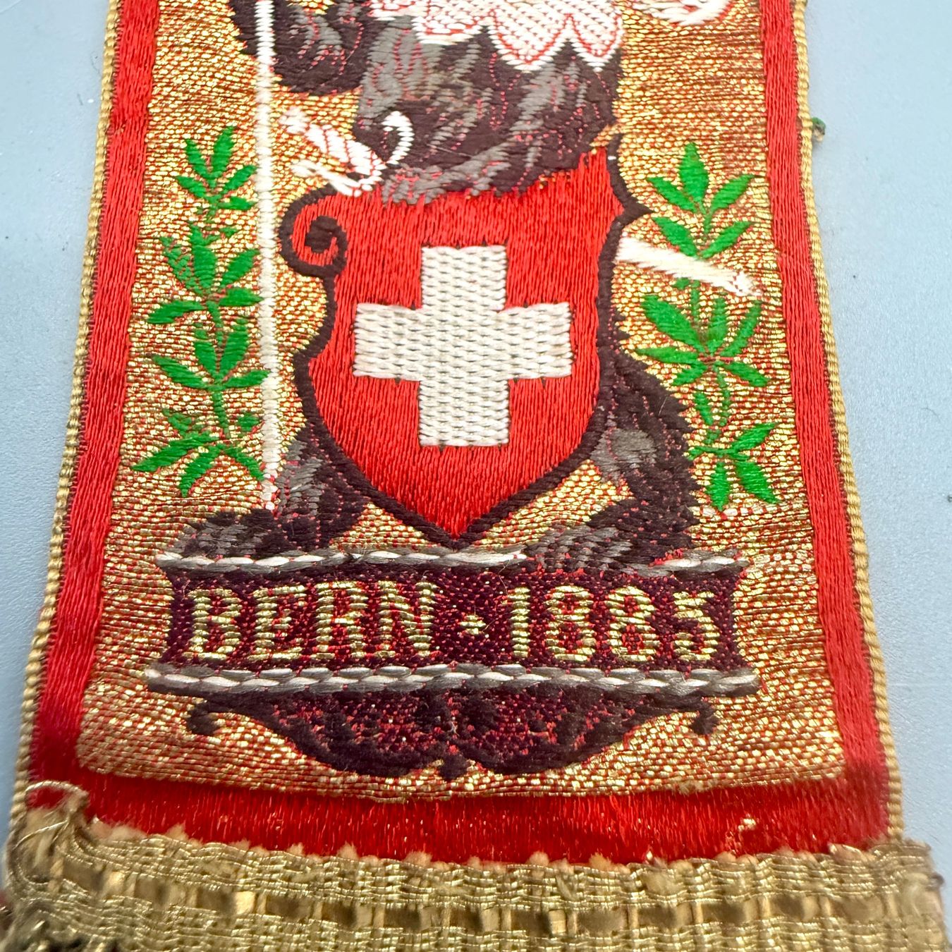 Medaglie: Seidenbändel EIDG. SCHÜTZENFEST BERN 1885 – Usato da Ueberstorf venduto da Brocandi 3
