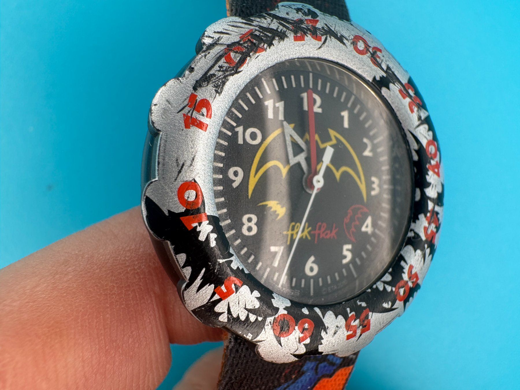 Flik Flak Orologi: Flik Flak Uhr Batman – Usato da Elgg venduto da Jo_Naj 4