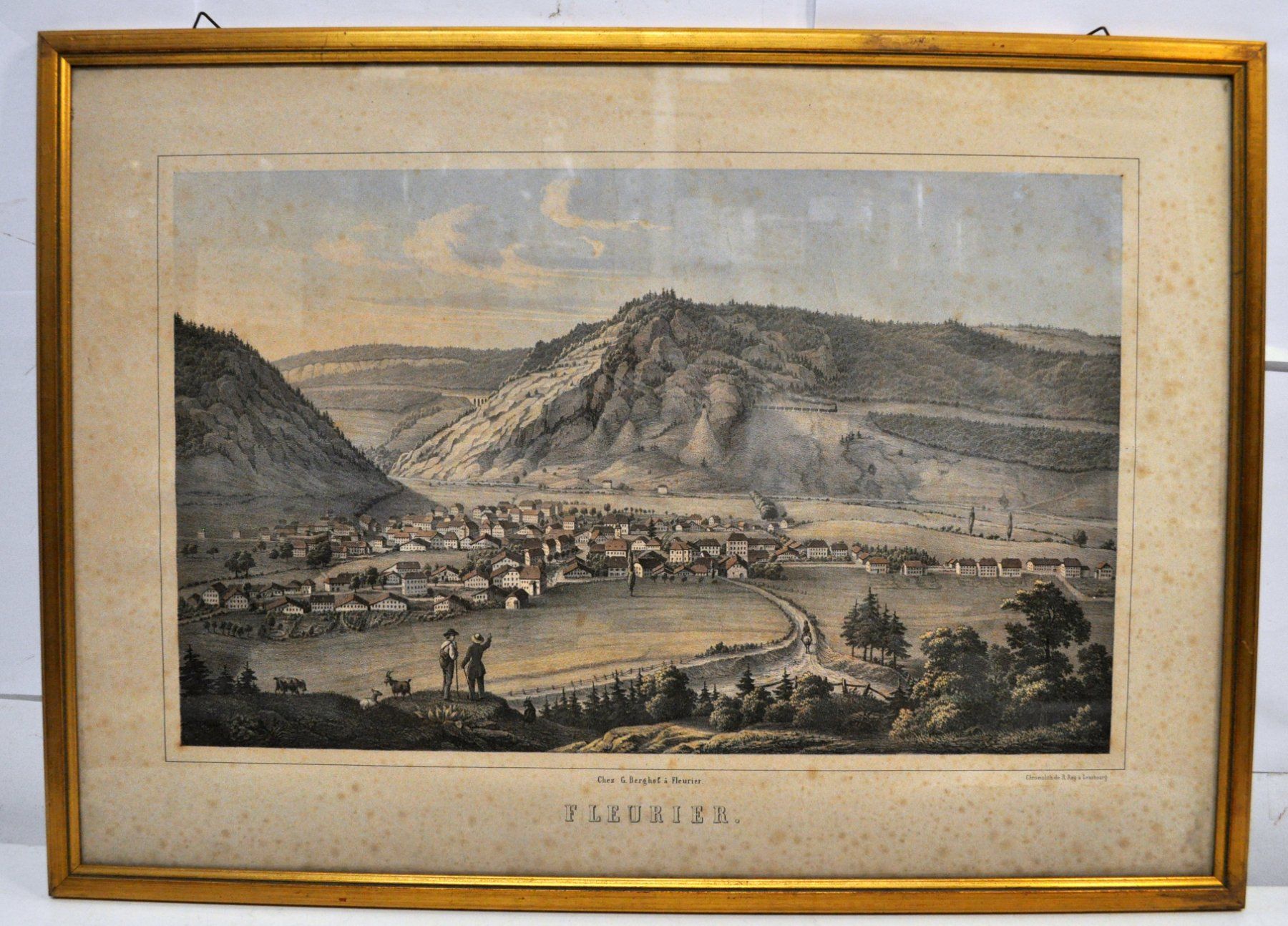 Stiche: Gravure "Fleurier" – Gebraucht aus Neuchâtel von Neuchatel 1
