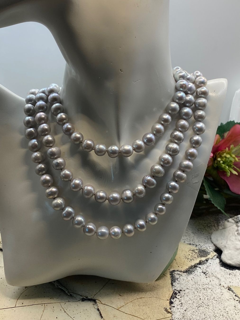 Catenine: Sehr langes Perlen Collier – Nuovo (secondo la descrizione) da Luzern venduto da S.Kern01 1