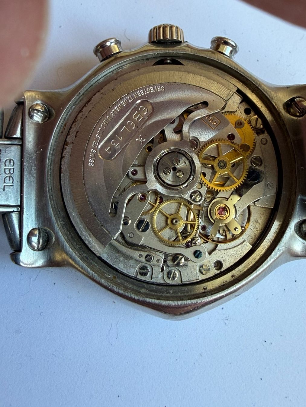 Ebel Montres: Ebel Automatic Chronograph – Défectueux à Worblaufen par chronyves 6