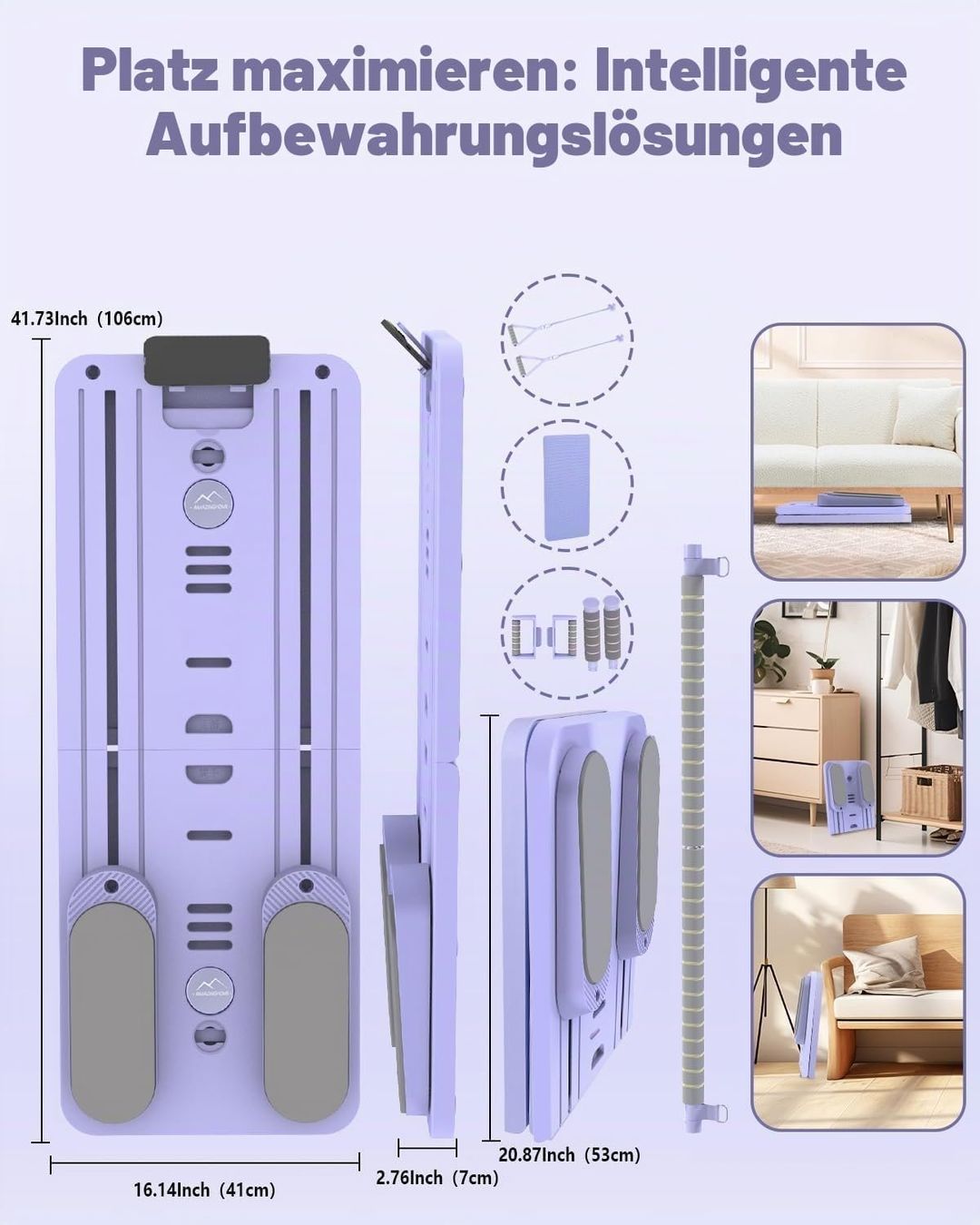 Hometrainer: Pilates Board Reformer 5 Widerstandsbänder Bauchtraining – Nuovo e nell'imballaggio originale da Schaffhausen venduto da mrswiss21 1