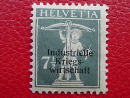 Industrielle Kriegswirtsch. Nr.3 ungebraucht *, Kat: 550.-