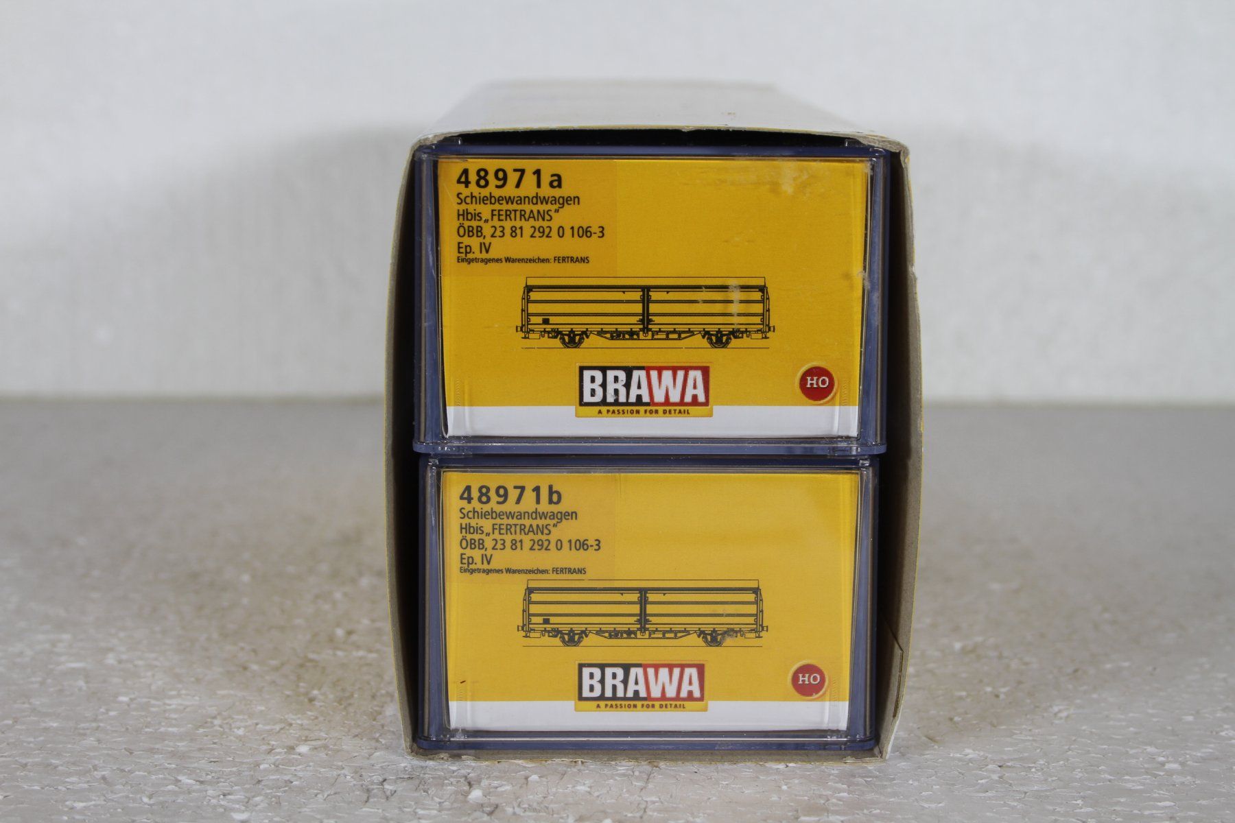 Märklin Modelleisenbahnen: Brawa 48971 ÖBB 2-tlg.-Set »Fertrans«, Buchs-Paris – Neu (gemäss Beschreibung) aus Triesen von gleis8 1