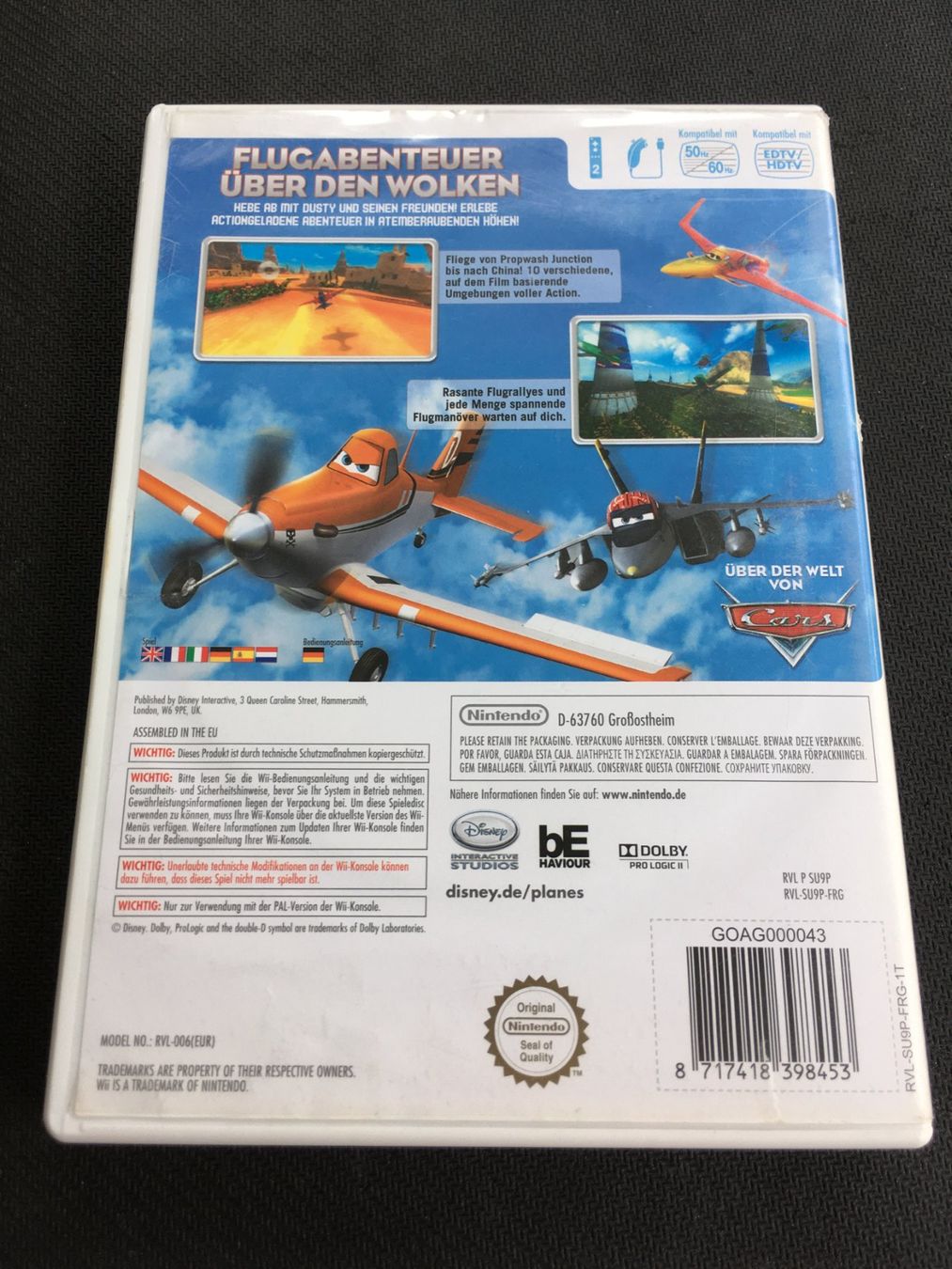 Nintendo Spiele: Disney Planes - Nintendo Wii – Gebraucht aus St.Gallen von sjosjo 1