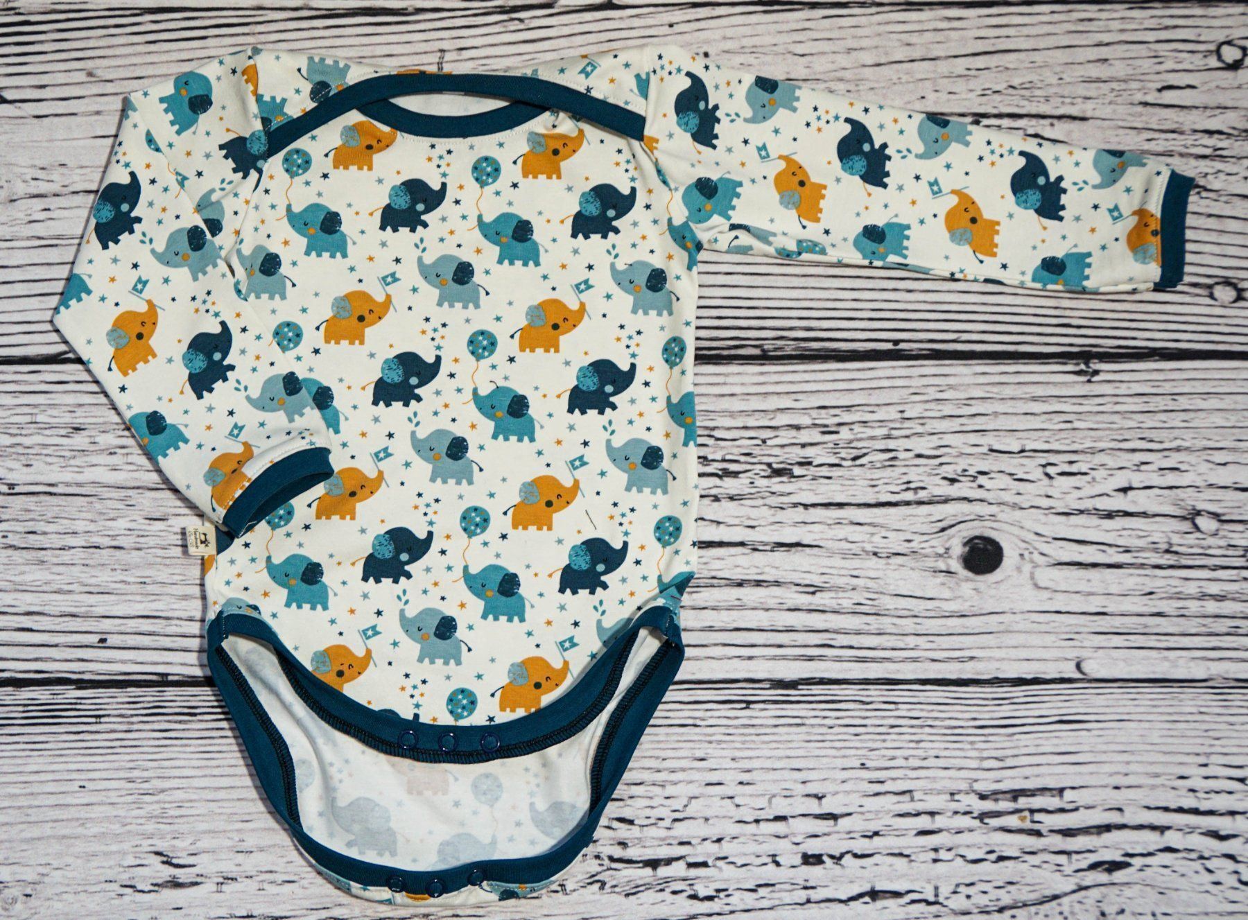 Biancheria intima: Langarm Body mit Elefant 74/80 NEU – Nuovo e nell'imballaggio originale da Zürich venduto da sambaum 3