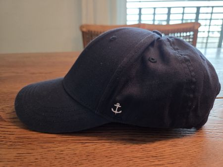 Baseball Cap H&M Dark Blue Anchor Motif Size 134/152