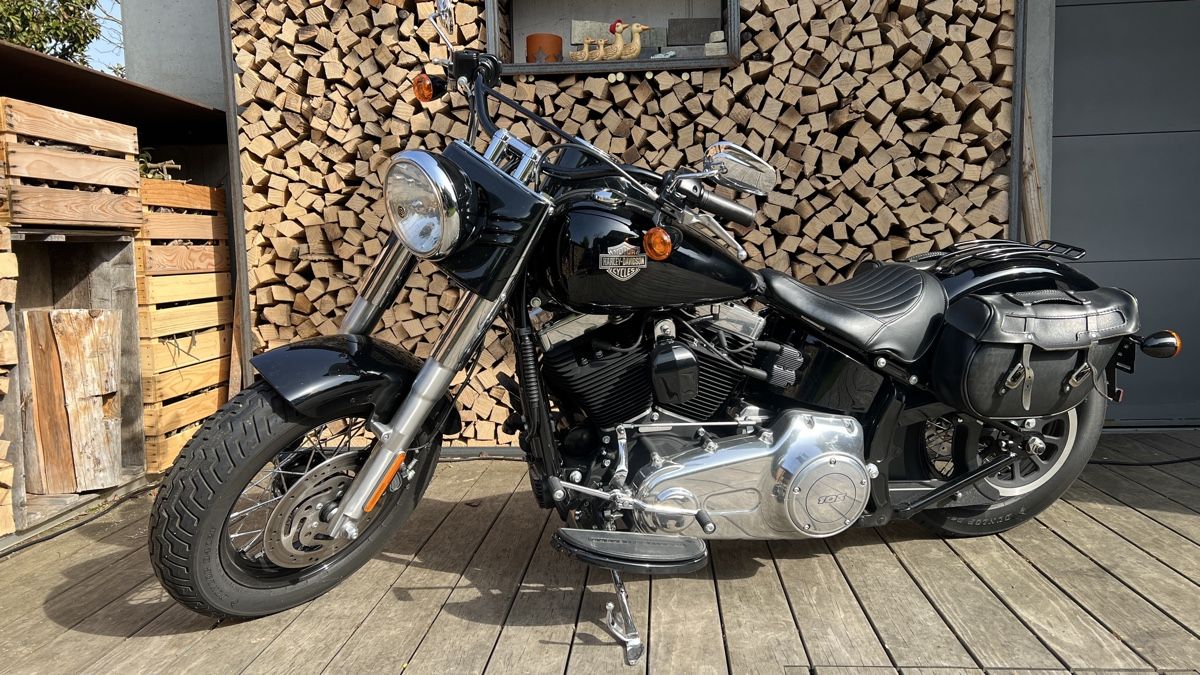Harley-Davidson Chopper: Harley-Davidson FLS Slim – Usato da Tägerwilen venduto da ralf251069 1