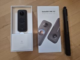 Insta360 ONE X2 mit Originalverpackung & Selfie-Stick